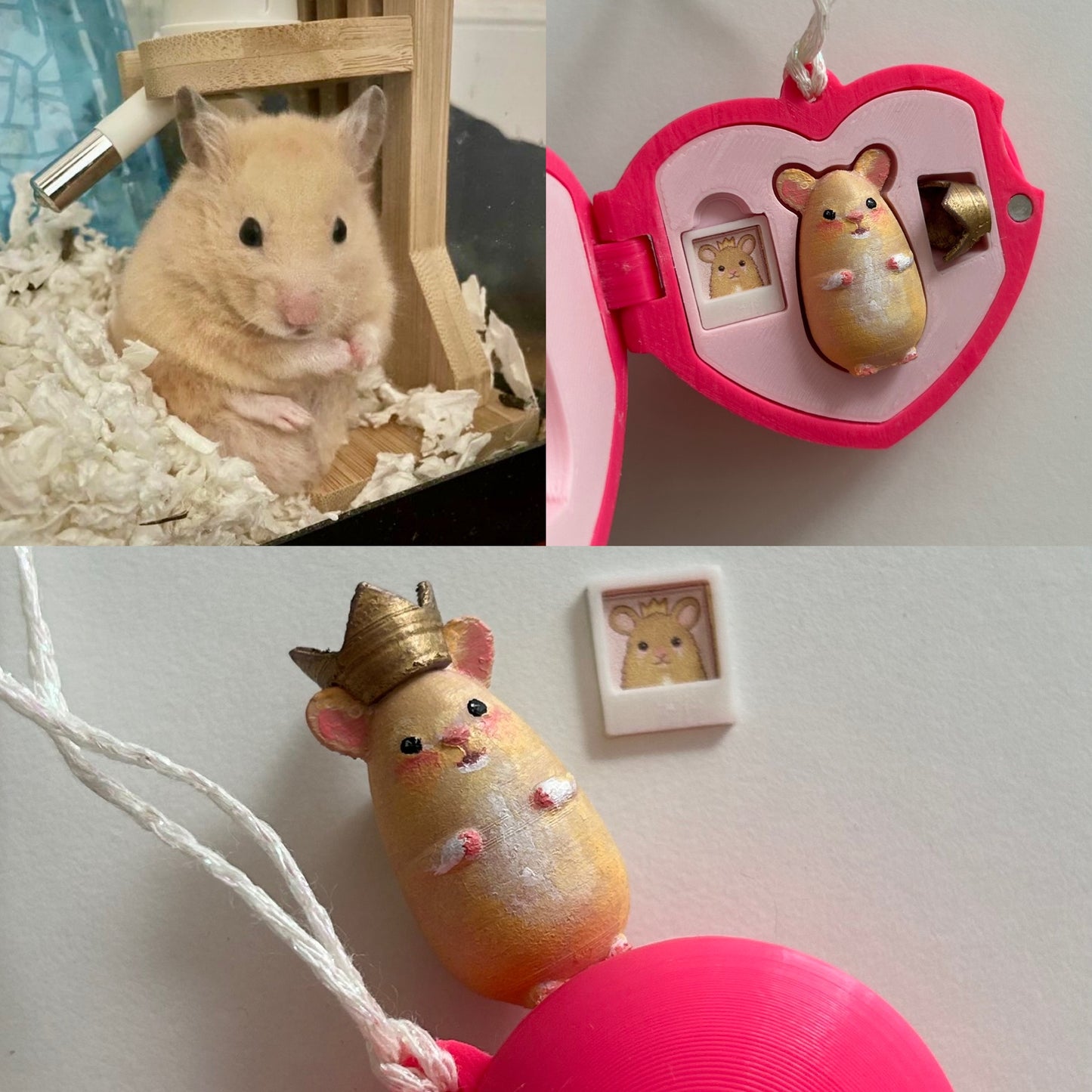 Custom pet in a heart