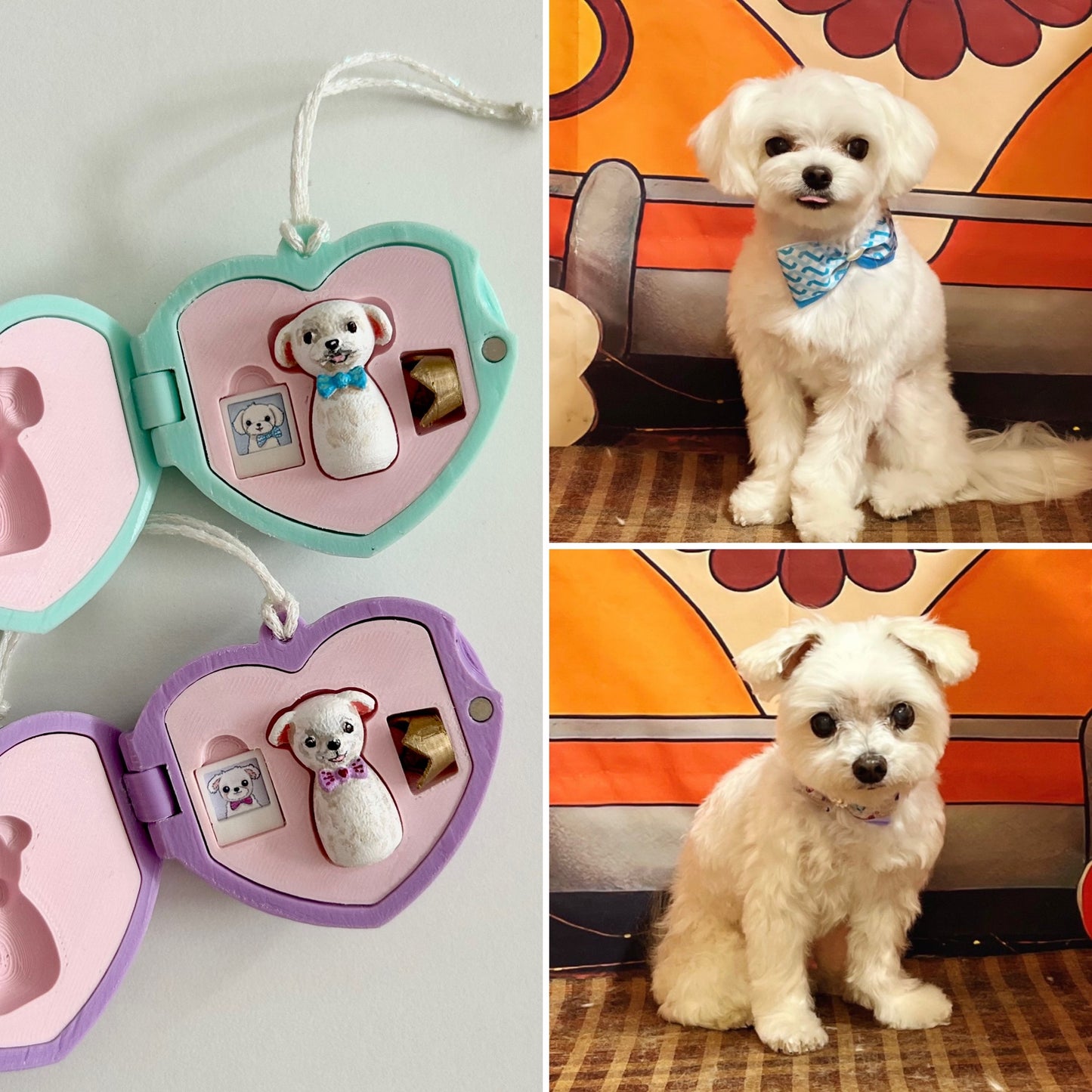 Custom pet in a heart