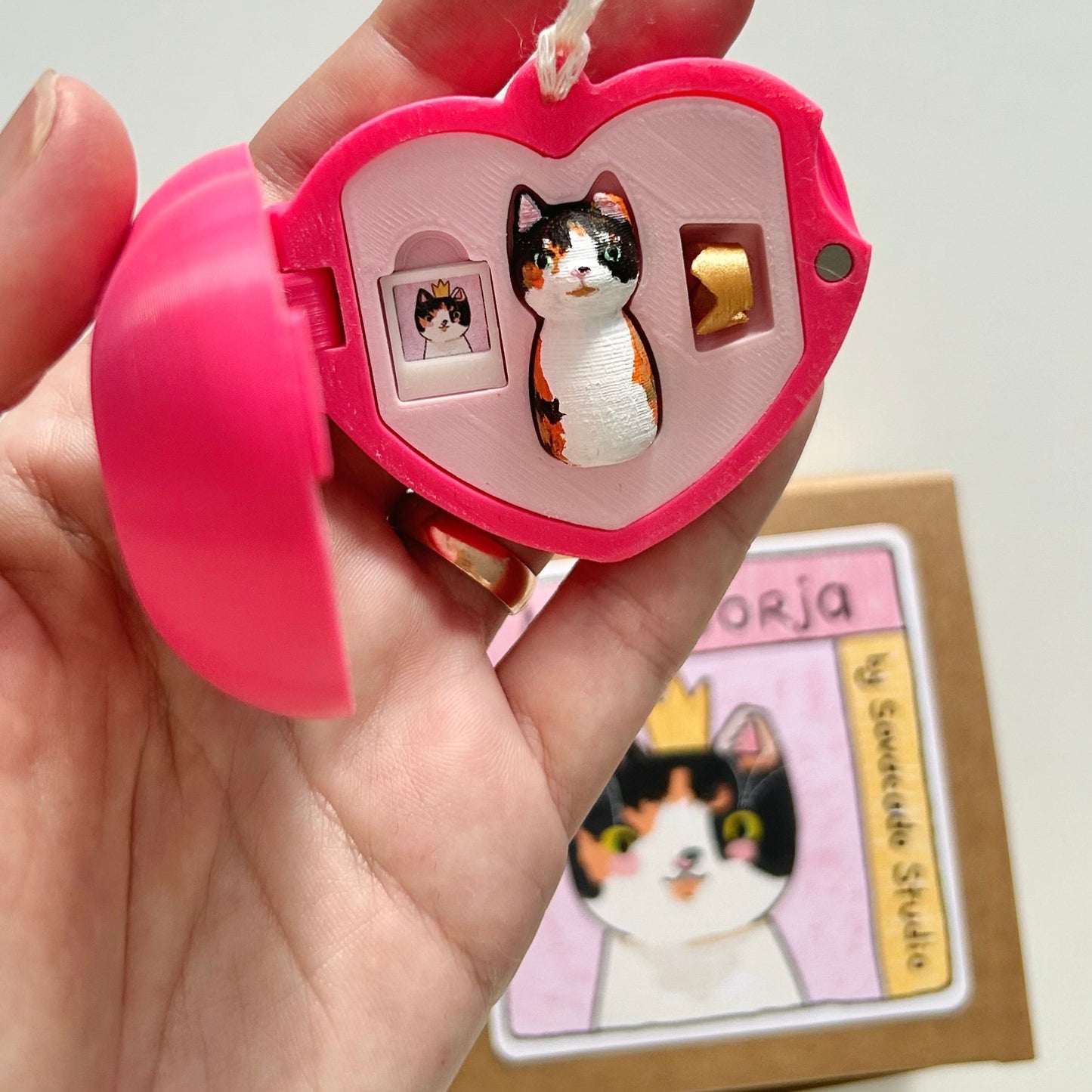 Custom pet in a heart
