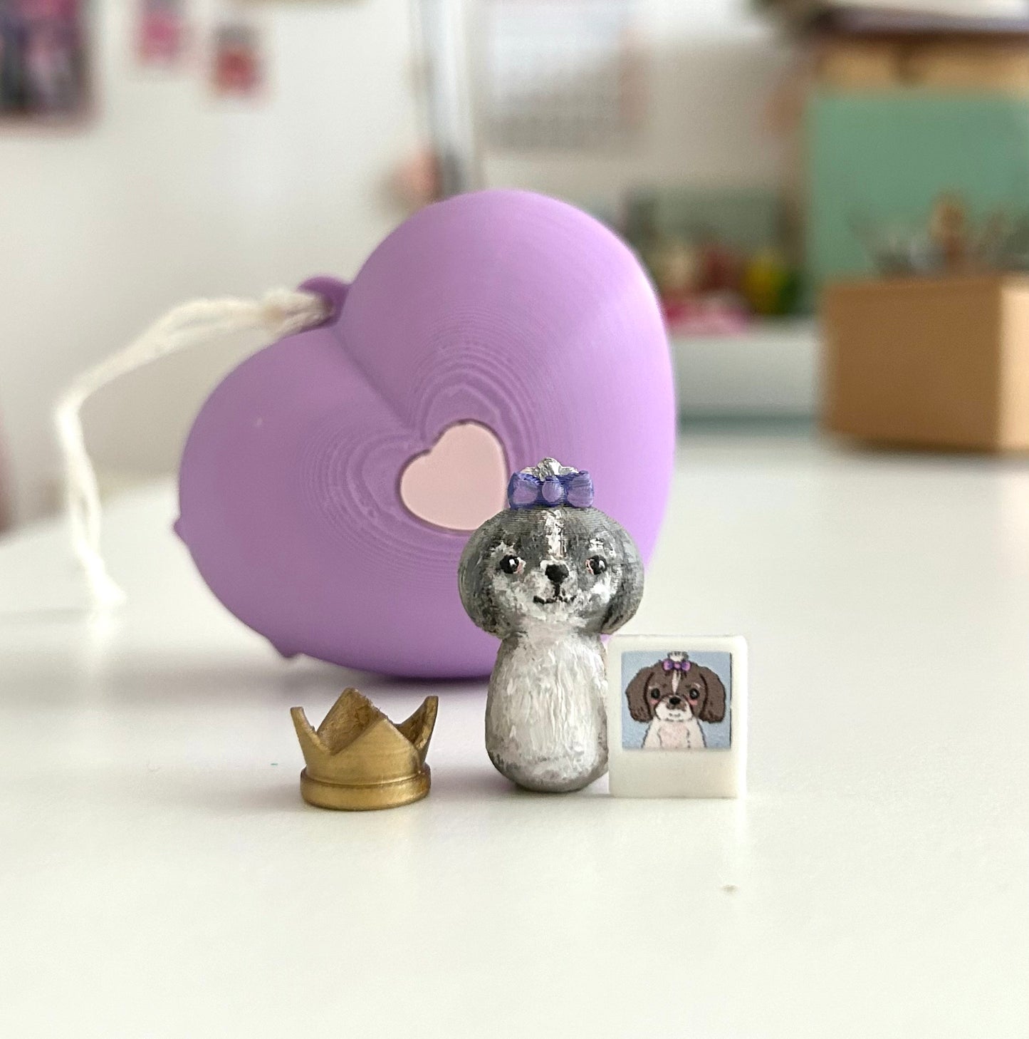 Custom pet in a heart
