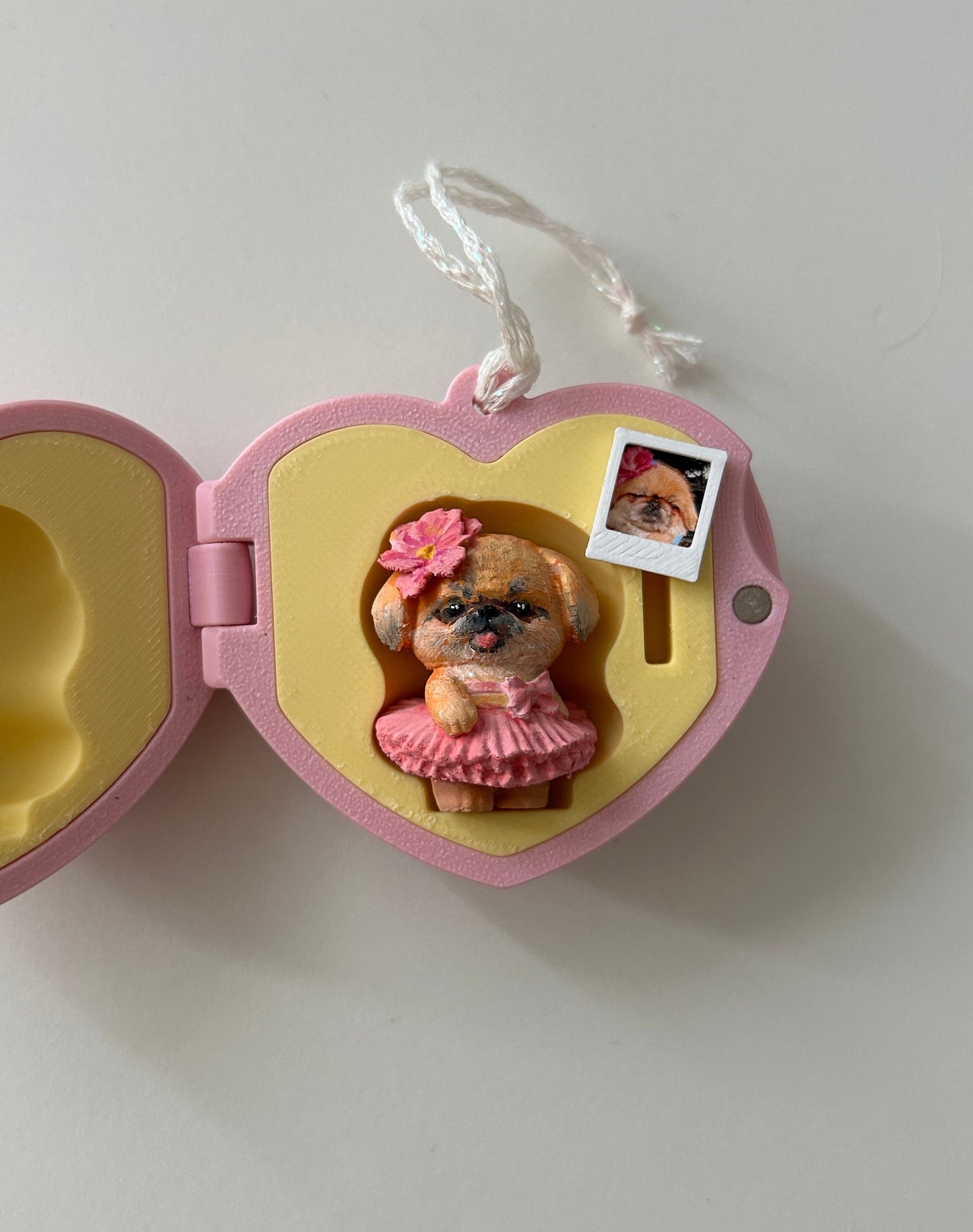 Custom pet in a tamagotchi/heart