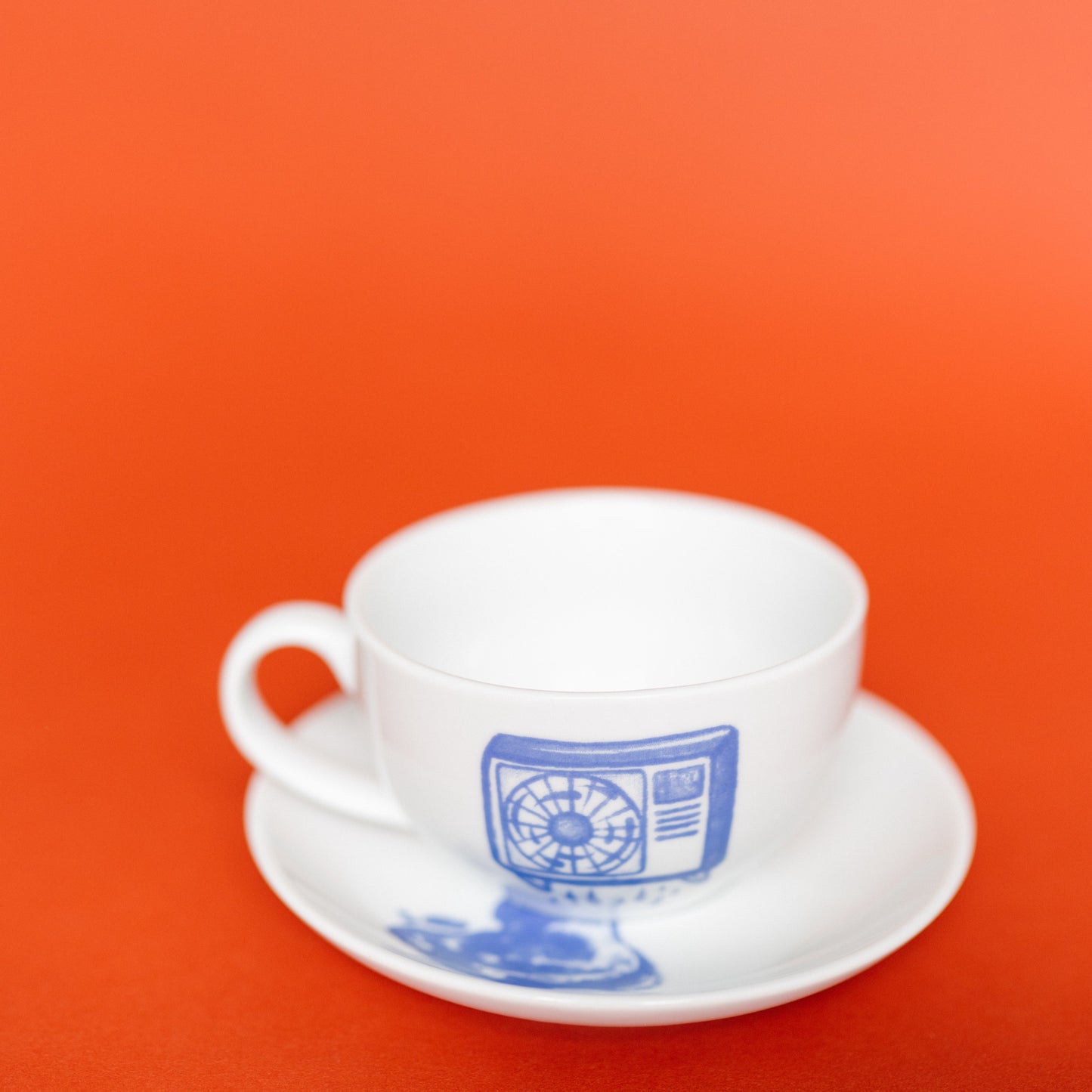 Tea cup and saucer- Mazgan