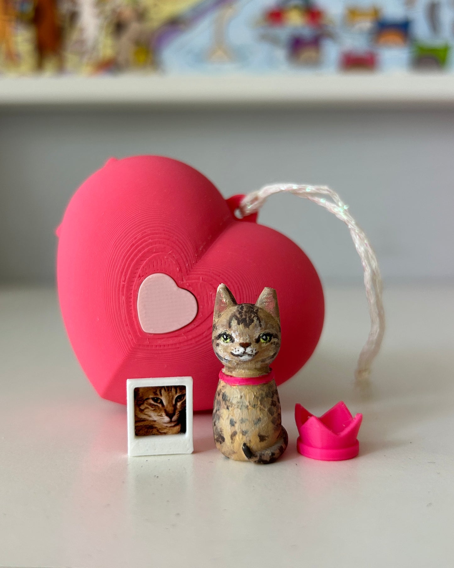 Custom pet in a tamagotchi/heart